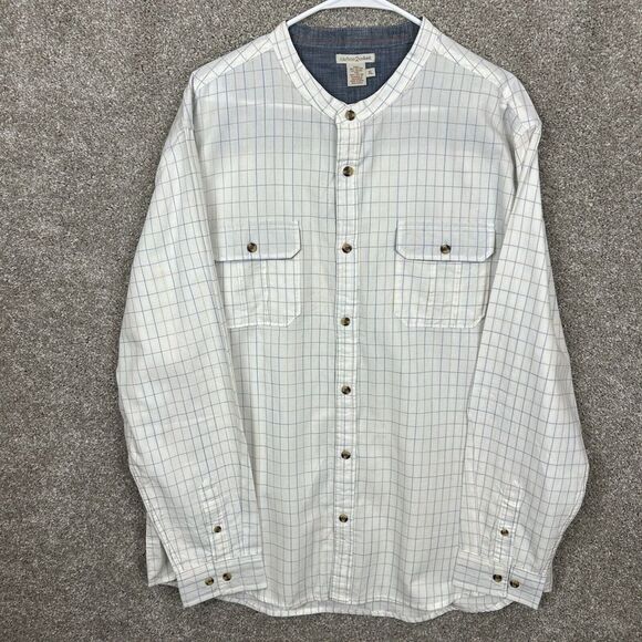 Carbon 2 Cobalt Long Sleeve Button Shirt‎ Men's Size XL Multicolor Stitch - Picture 1 of 7